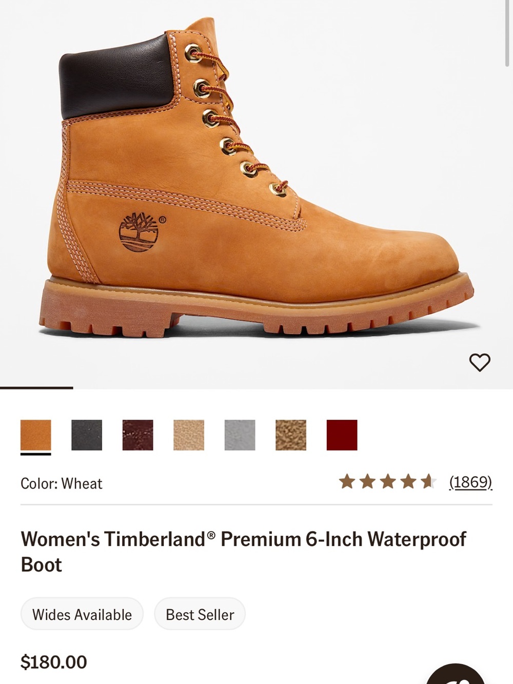 Women’s Timberland Waterproof Suede Boot